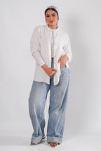 JAMILA Basic Shirt - Off-White