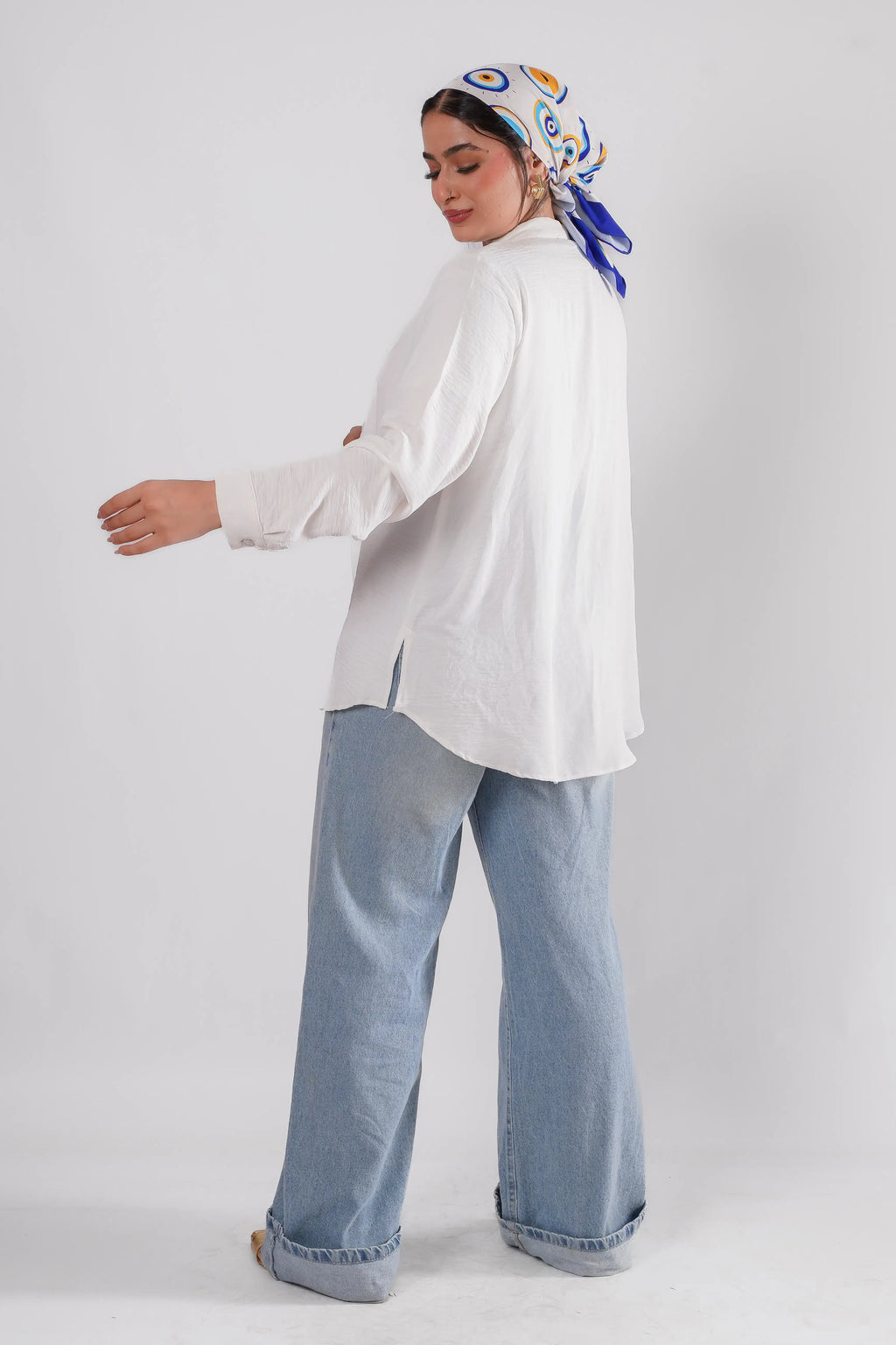 JAMILA Basic Shirt - Off-White