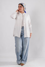 JAMILA Basic Shirt - Off-White