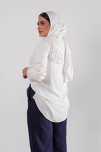 JAMILA Basic Shirt - Off-White